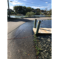 Day after the king tide Virginia Beach image